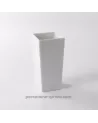 VASE CARRE CELINE 7.2CM HT 15CM /