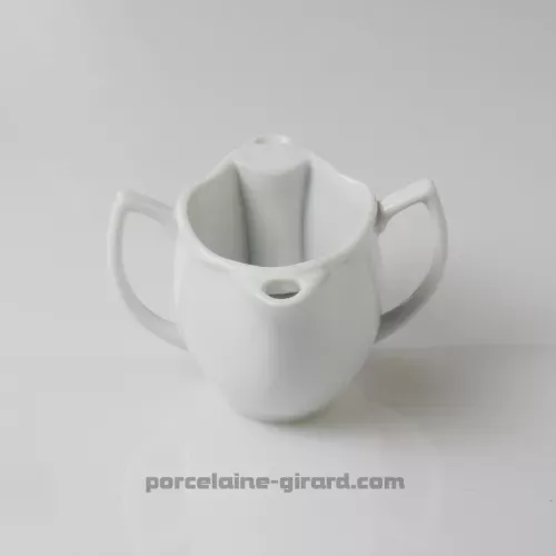 SAUCIERE GRAS ET MAIGRE TRADITION 30CL 16.5X12.5CM HT 7.3CM  /