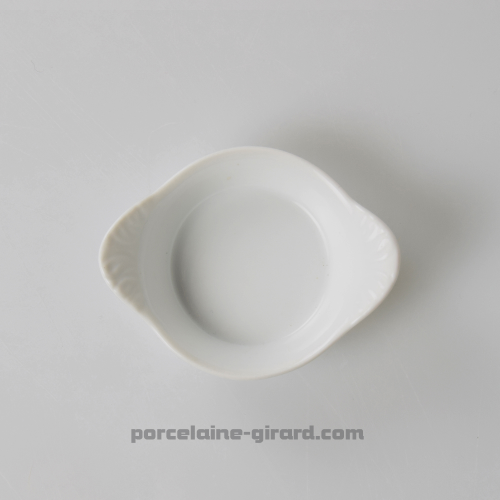 MISE EN BOUCHE PLAT A OREILLES 3.5CL 9X7CM  /