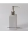 POMPE A SAVON CARREE 26CL 6X6CM HT 17CM  /