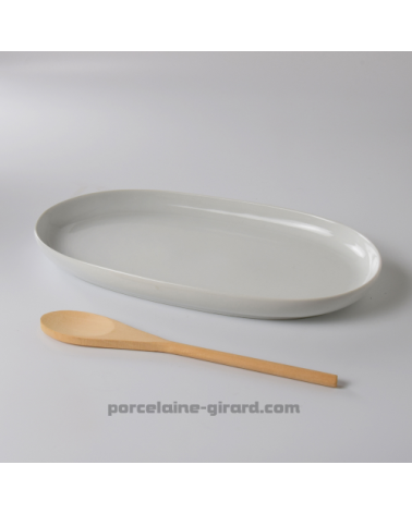 PLAT OVALE ELYSEE 34X19.7CM  /