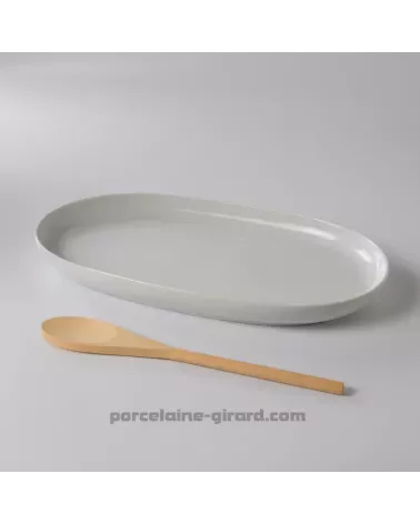 PLAT OVALE ELYSEE 34X19.7CM  /