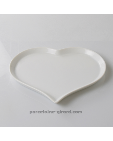 ASSIETTE OU PLATEAU  COEUR 21X17 CM  /