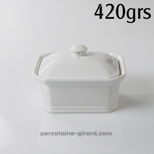 TERRINE 420G 14.6 X 11.3CM HT 6.8CM /