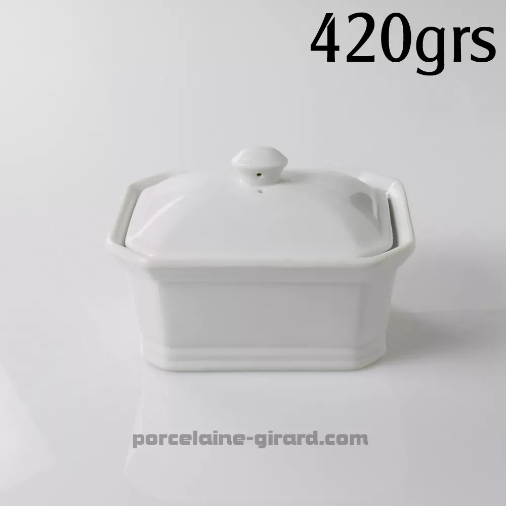 TERRINE 420G 14.6 X 11.3CM HT 6.8CM /