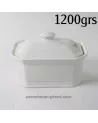 TERRINE 1200G 19.3 X 14.8CM HT 8.6CM  /