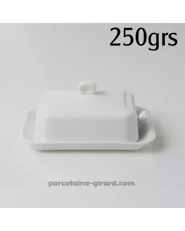 BEURRIER RECTANGULAIRE BOUTON 250G 18 X 11.5 CM  HT 9.5CM /