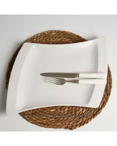 GRANDE ASSIETTE DE TABLE TWIST 34CM  /