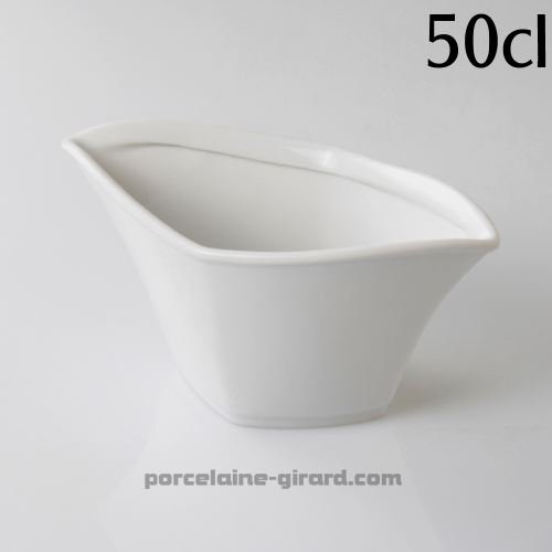 SAUCIERE DOUBLE BEC 50CL 19.5X10CM HT 9.5CM /