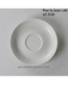 SOUS TASSE CAFE CONIQUE CLARA DIAMETRE 12CM HT 1.5CM /