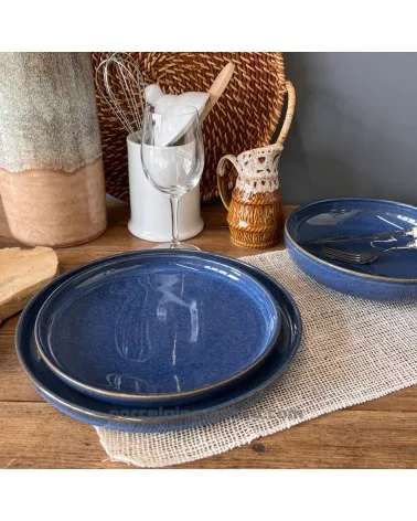 ASSIETTE PLATE AZUR 28CM