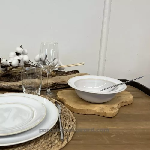 ASSIETTE CALOTTE 19CM LUCY