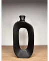 VASE LARGO NOIR 13X5.7CM HT 27CM