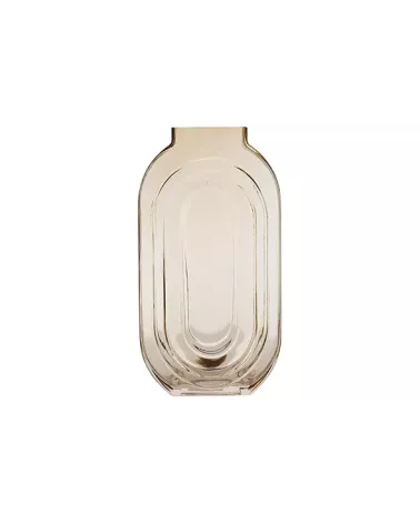 VASE RETRO TRANSPARENT 16X7CM HT 30CM