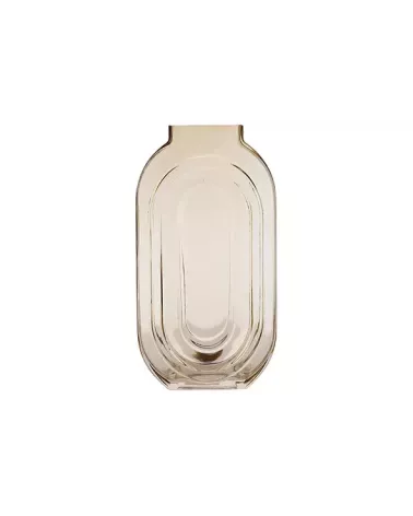 VASE RETRO TRANSPARENT 16X7CM HT 30CM