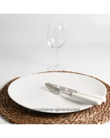 ASSIETTE A STEACK OVALE