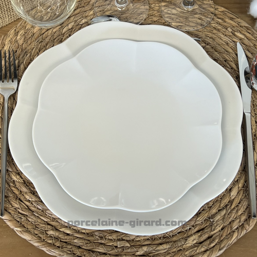 ASSIETTE PLATE GALANTE 27CM