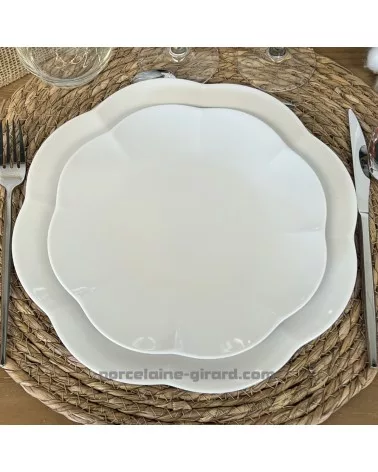 ASSIETTE PLATE GALANTE 27CM