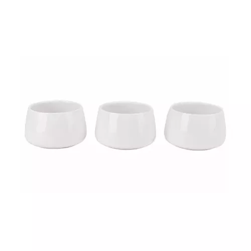 BOL BLANC SET3 D9XH5.5CM