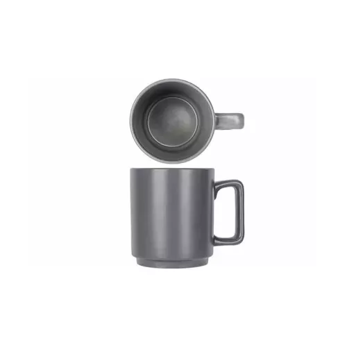 MUG OLGA 45CL GRIS D9XH10.5CM