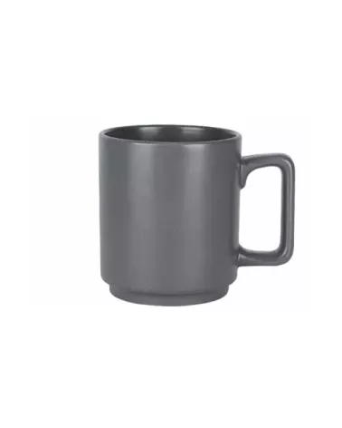 MUG OLGA 45CL GRIS D9XH10.5CM