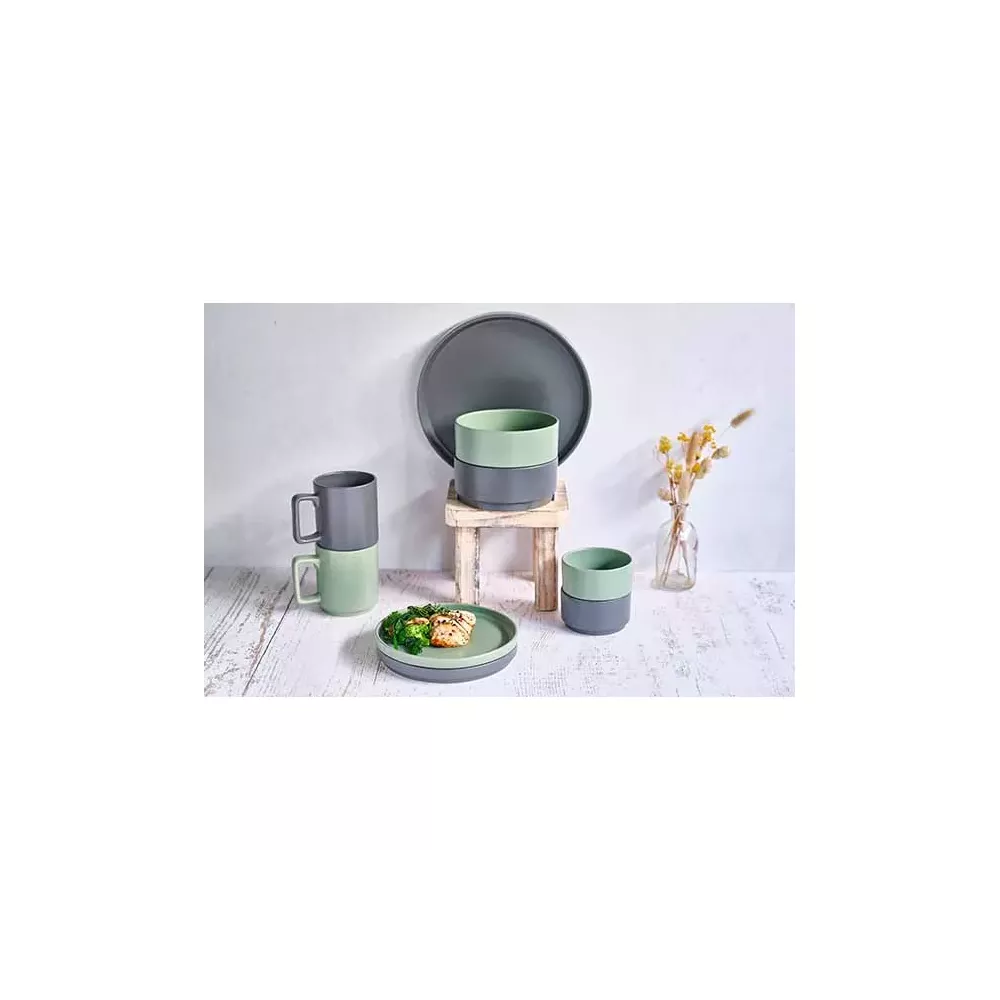 ASSIETTE PLATE OLGA 26CM GRIS