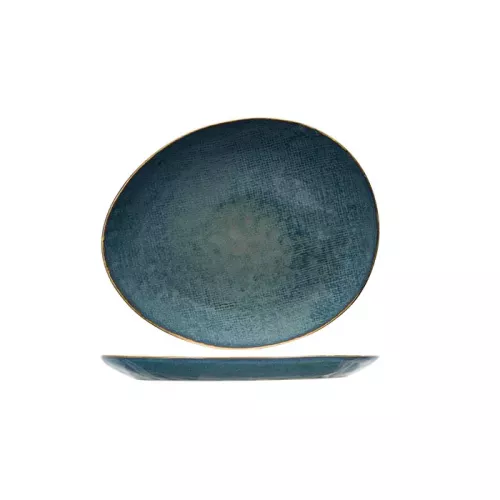 ASSIETTE OVALE LILOU 27X23CM