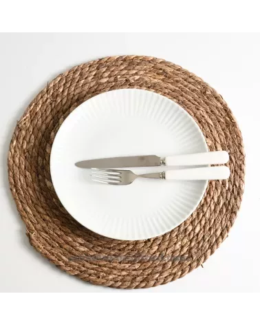 ASSIETTE PLATE 24 CM COQUILLE
