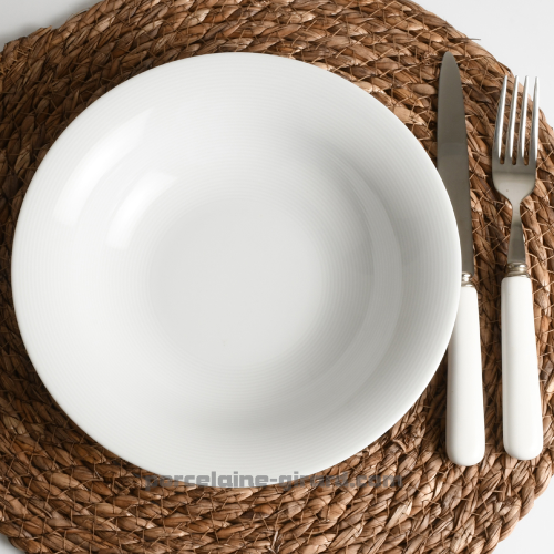 ASSIETTE CREUSE 23 CM ONDE