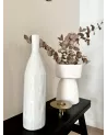 VASE BOUTEILLE WHITE 7.5X31CM