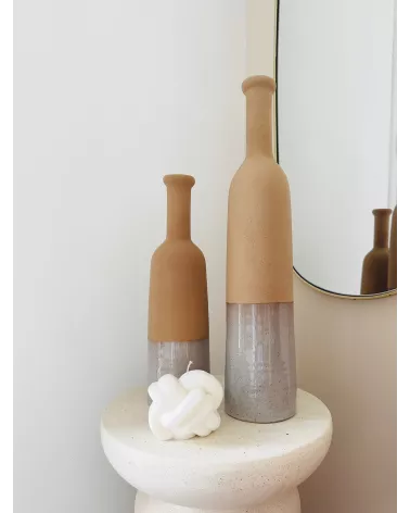 VASE BOUTEILLE 10.5XH47CM