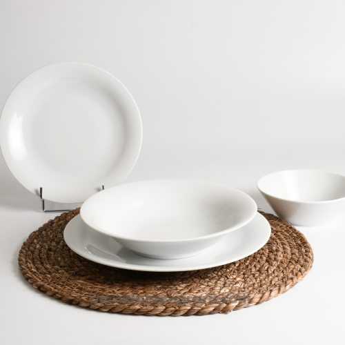 ASSIETTE PLATE 25 CM ONDE