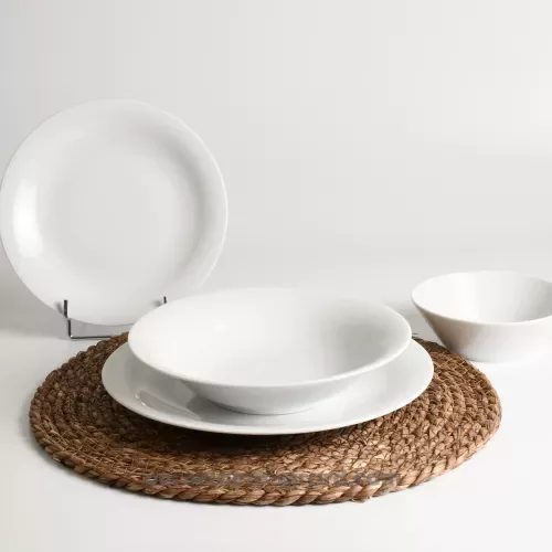 ASSIETTE PLATE 25 CM ONDE