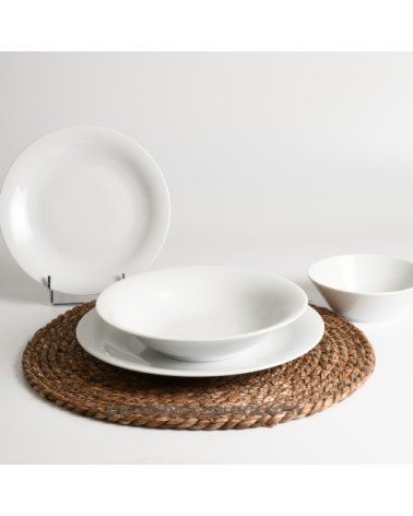 ASSIETTE PLATE 25 CM ONDE