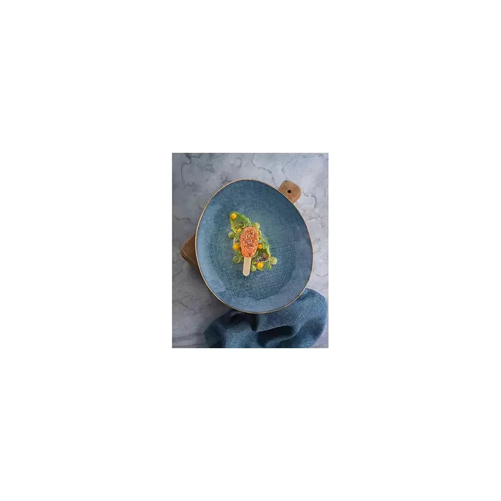 ASSIETTE OVALE LILOU 27X23CM