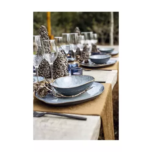 ASSIETTE OVALE LILOU 27X23CM