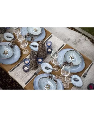 ASSIETTE CREUSE OVALE LILOU