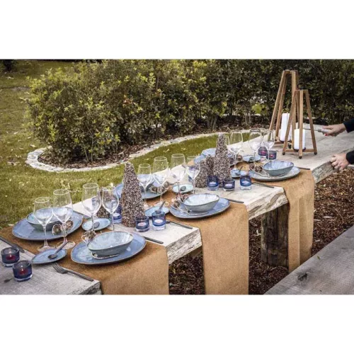 ASSIETTE CREUSE OVALE LILOU