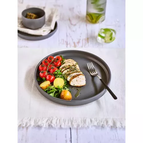 ASSIETTE PLATE OLGA 26CM GRIS