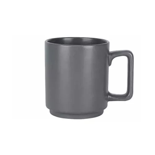 MUG OLGA 45CL GRIS D9XH10.5CM