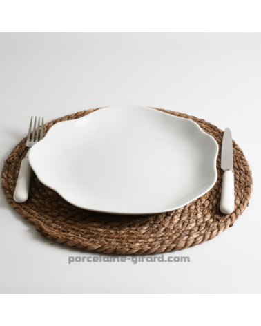 ASSIETTE PLATE 25 CM NUAGE