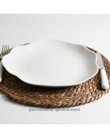 ASSIETTE PLATE 28 CM NUAGE