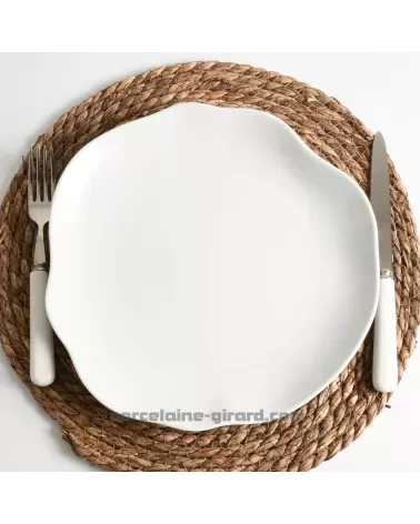 ASSIETTE PLATE 28 CM NUAGE
