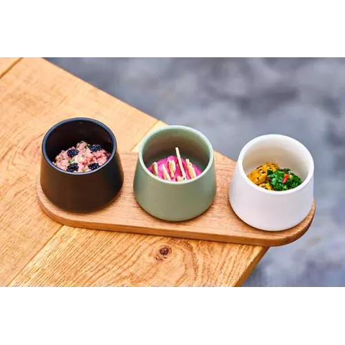 Apéro service 4 pièces 30x10cm