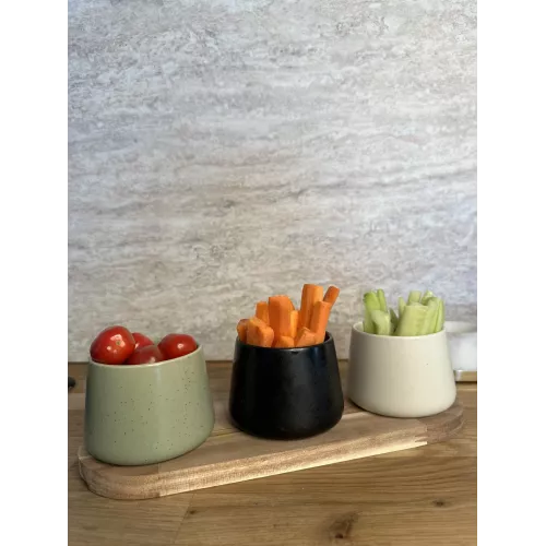 Apéro service 4 pièces 30x10cm