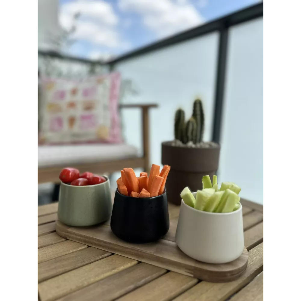 Apéro service 4 pièces 30x10cm