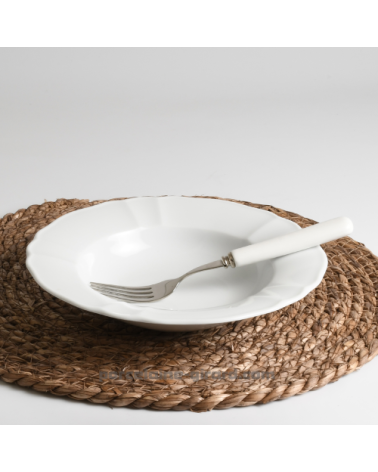 ASSIETTE CREUSE 23 CM JEANNE