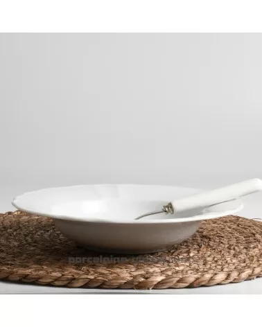 ASSIETTE CREUSE 23 CM JEANNE