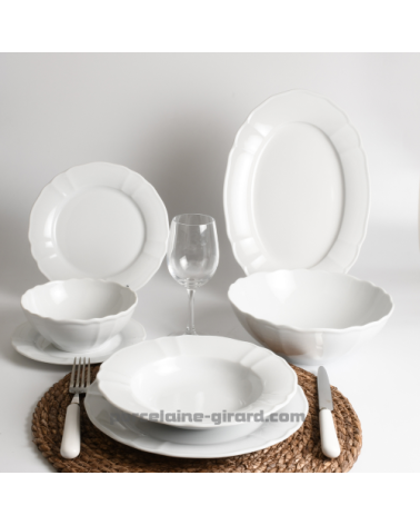 ASSIETTE CREUSE 23 CM JEANNE