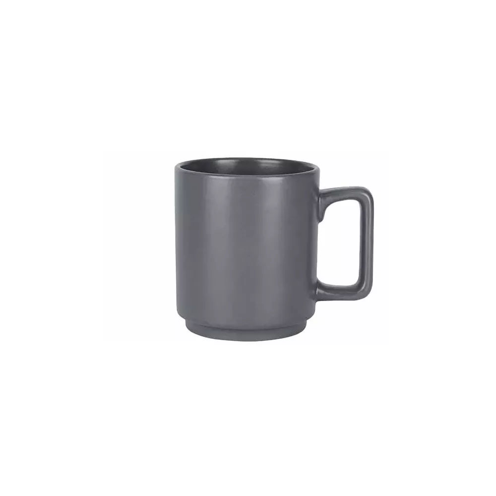 MUG OLGA 45CL GRIS D9XH10.5CM
